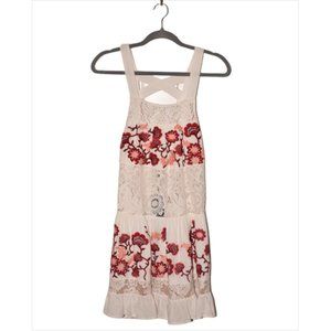 FOR LOVE & LEMONS NEW Lace Embroidered Floral Mini Dress XS